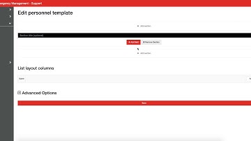 D4H Incident Management: Configuring the Personnel template