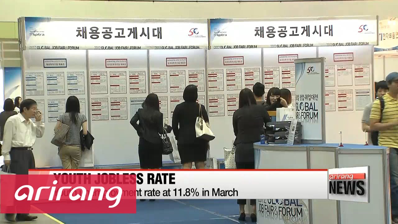 Korea's overall job growth picks up but youth unemployment rate remains high