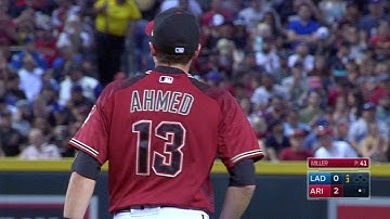 ALD@ARI: Ahmed charges to make barehanded play