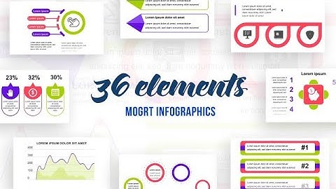 Infographics MOGRT Vol 5 Motion Graphics Templates