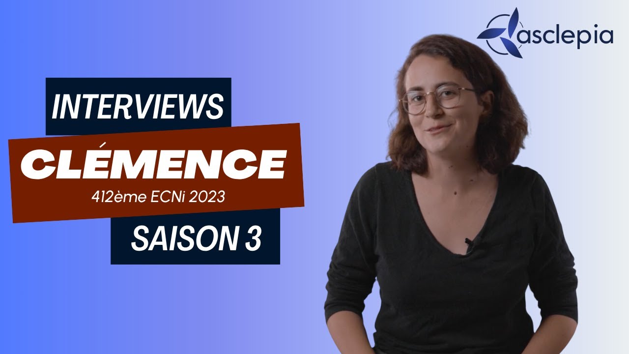 Clémence, 412ème aux ECNi 2023 - 
