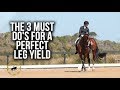 THE 3 MUST DO'S FOR A PERFECT LEG YIELD - Dressage Mastery TV Episode 285