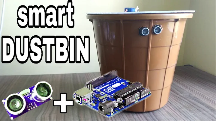 HOW TO MAKE SMART DUSTBIN USING ARDUINO, ULTRASONIC SENSOR & SERVO MOTOR || ARDUINO PROJECT