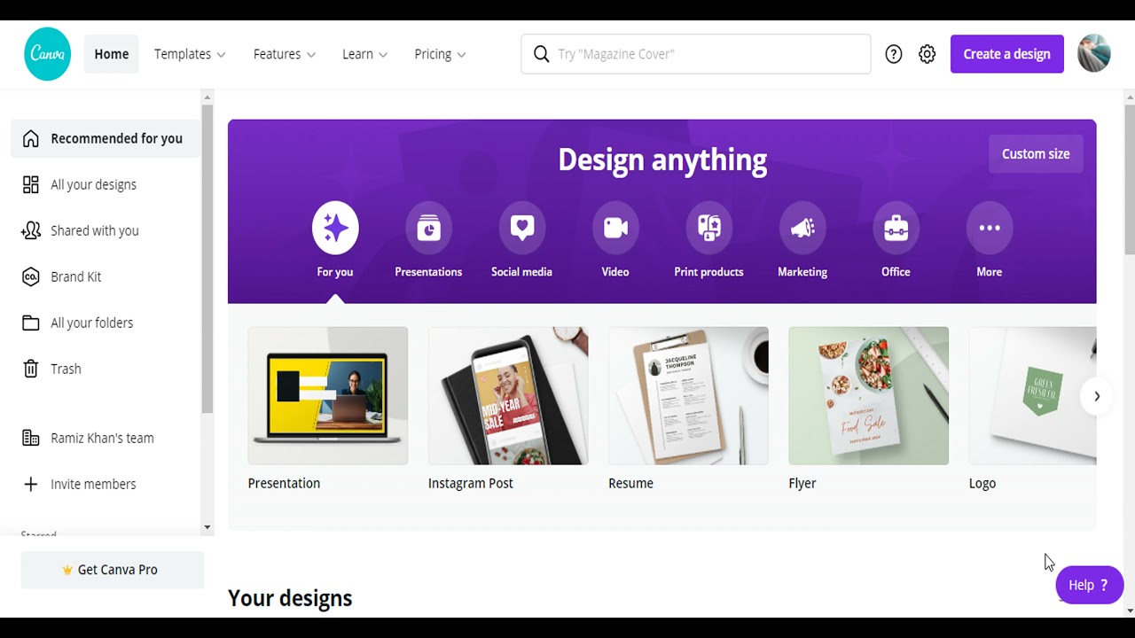 How to Group Elements in Canva in Hindi