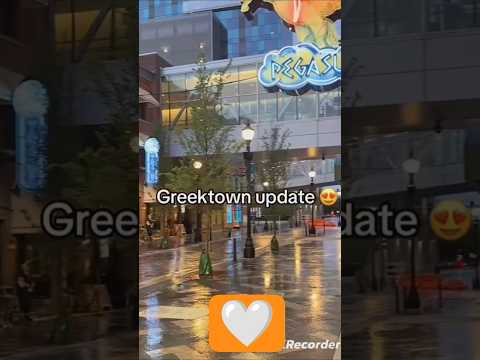 Detroit's New Look Greektown Area Downtown is starting to look Magnificent!!