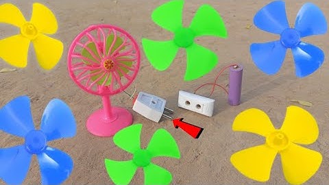 Simple Mini Fan Project Using battery | diy Science Experiment At Home 