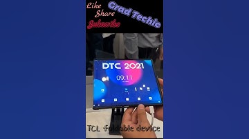 TCL Slider & Foldable Display Phone | New Technology | Folding & Sliding/Rolling Display
