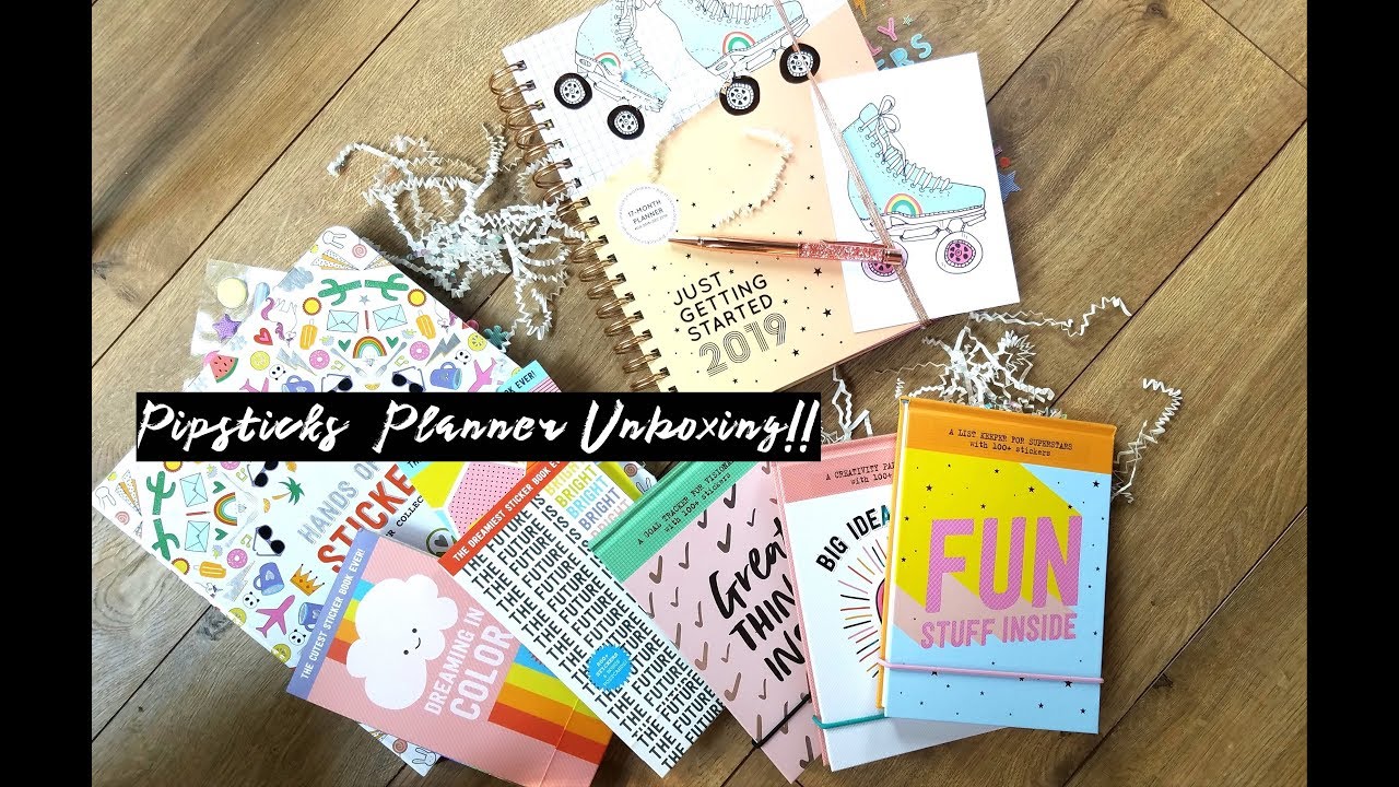 Pipsticks | AMAZING UNBOXING | Planner, Stickers & Notebooks