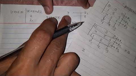 Determinants // part-1