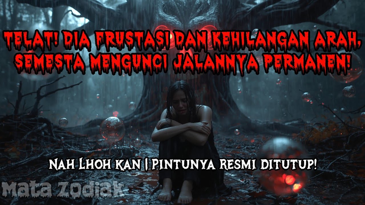 Telat! Dia Frustasi Dan Kehilangan Arah, Semesta Mengunci Jalannya Permanen - Timeless Tarot Reading