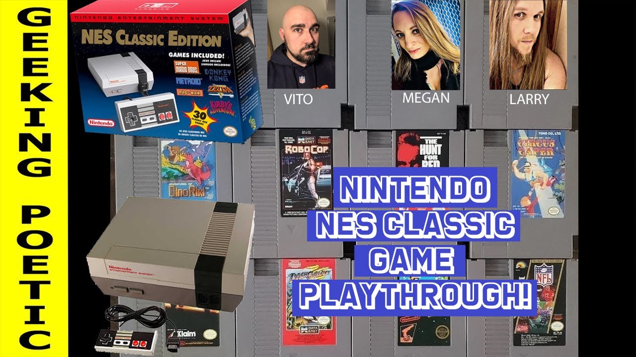 NINTENDO NES CLASSIC EDITION - Games Playthrough -  Livestream chat!