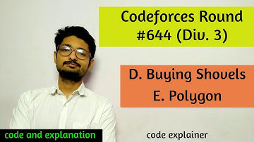 Buying Shovels || Polygon || Codeforces Round #644 (Div. 3) || C++ SOLUTION