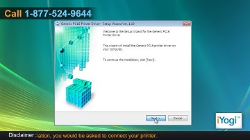 How to install Canon® laser printer drivers on Windows® Vista