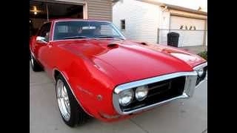 Roller Motor 1968 Pontiac Firebird, 700R4, 9 posi, tied frame, awesome! Auto Appraisal