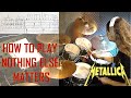 How to play Nothing else matters on drums - SIMPLIFIED Metallica