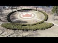 Iconic maple leaf high park toronto dji mavic drone footage early spring 2021 short