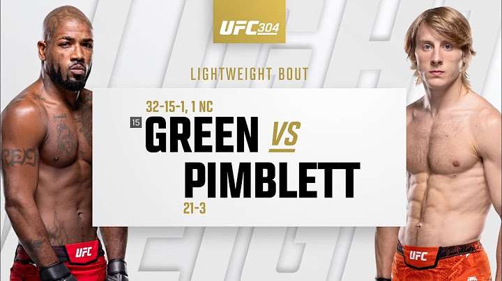 UFC 304: Paddy Pimblett vs Bobby Green Highlights