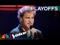 Aiden Ross Stunning Voice Soars On Damien Rice S The Blower S Daughter The Voice Playoffs NBC 