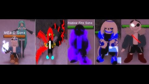 Undertale Merged Multiverse (all gamepass characters)