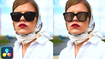 Replace Sunglasses Reflection with ANYTHING in DaVinci Resolve | Screen Replacement Tutorial