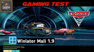 Cars 2 | Winlator Mali 1.9 | Mediatek Dimensity 1200 | Xiaomi 11T Test