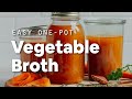 Easy 1pot vegetable broth  minimalist baker recipes