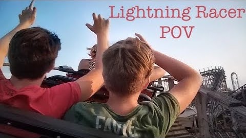 Lightning Racer At Hersheypark Lightning Side POV