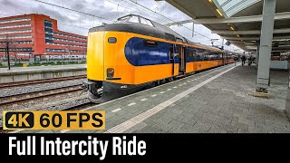 Train Cab Ride NL / Full Intercity Ride! / Rotterdam  Utrecht  Leeuwarden / ICM / February 2024