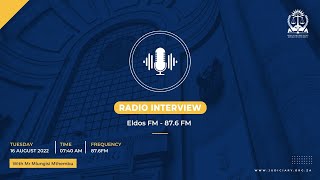 APPEALS AND REVIEWS | ELDOS FM - 87.6 FM | 16 AUGUST 2022