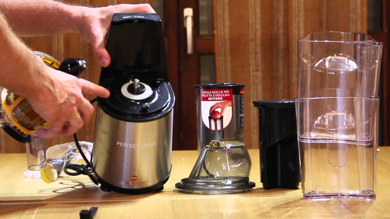 Estrattore Perfect Juice della linea Just kitchen Montaggio