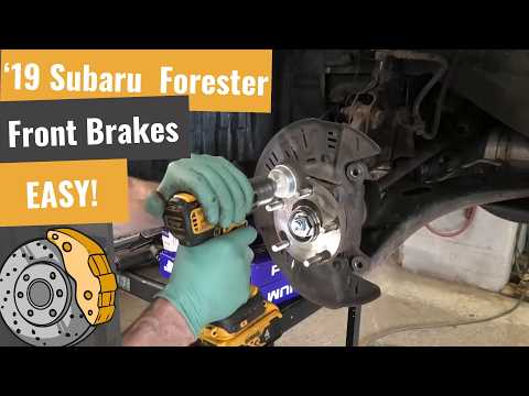 Subaru Forester Front Brakes - Quick & Easy Pads and Rotors