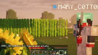 Minecraft - (Custom Mods) - (Plants VS Zombies!) - (Gameplay- (8)- With Jke and Cotton- (Discord VC)