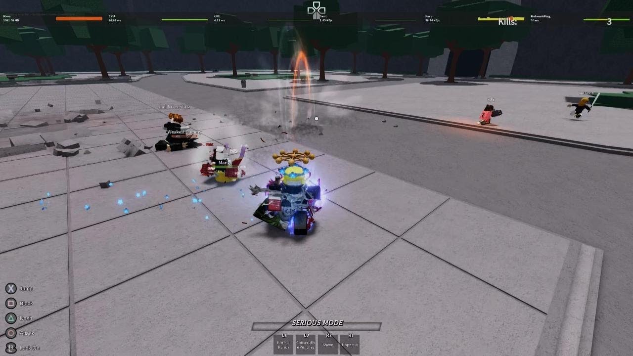 Playing Roblox tsb - YouTube