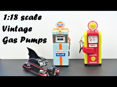 グリーンライト製ガスポンプ Amazon.com: Greenlight Vintage Gas Pump Series 3 1:18 CHASE Green