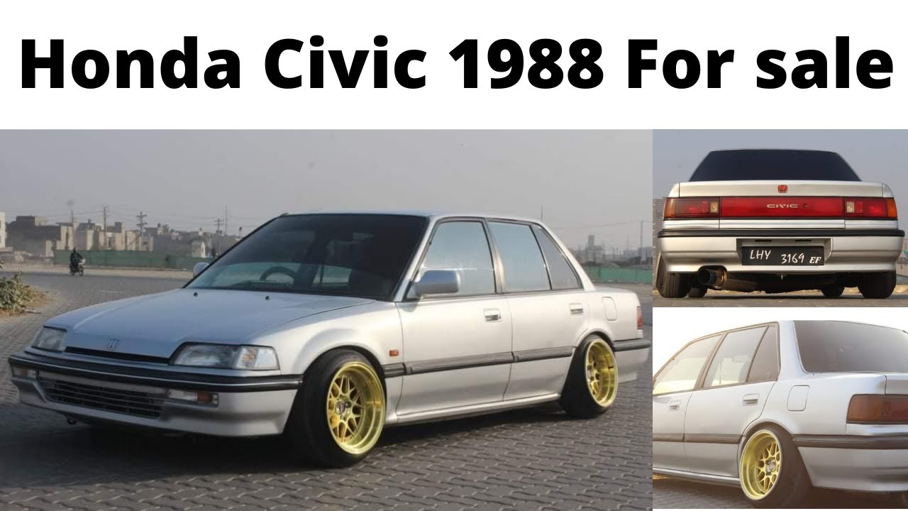 Honda Civic 1988 Full Modified For Sale In Very Low Price Youtube