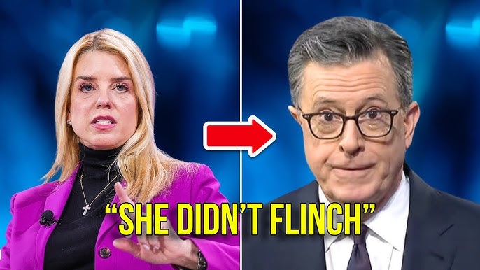 Pam Bondi's Quick-Witted Response Leaves Colbert Speechless - YouTube