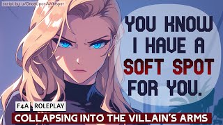 [F4A] Collapsing Into The Villain’s Arms [Enemies to Lovers] [Injured Listener] [Confession] [Kiss]