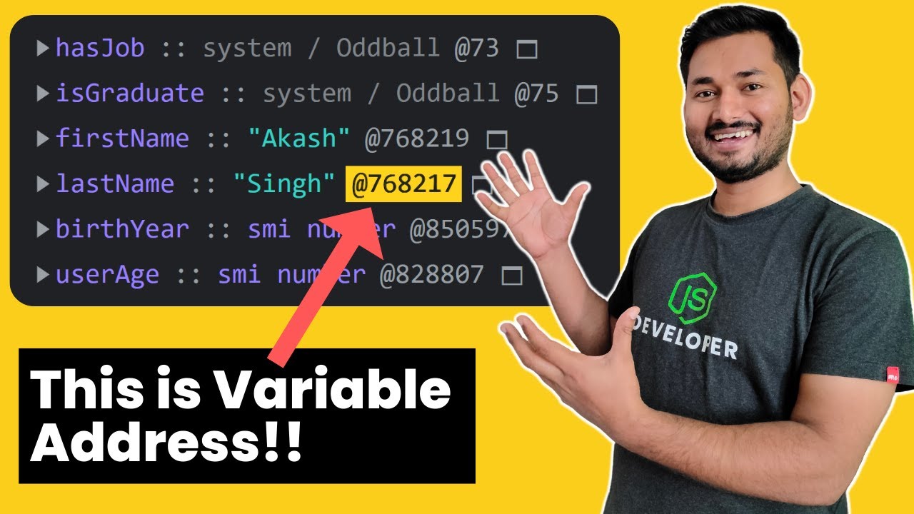 How to See Variable Address in Dev Tools? | Memory Location | The Complete JavaScript Course | Ep.17