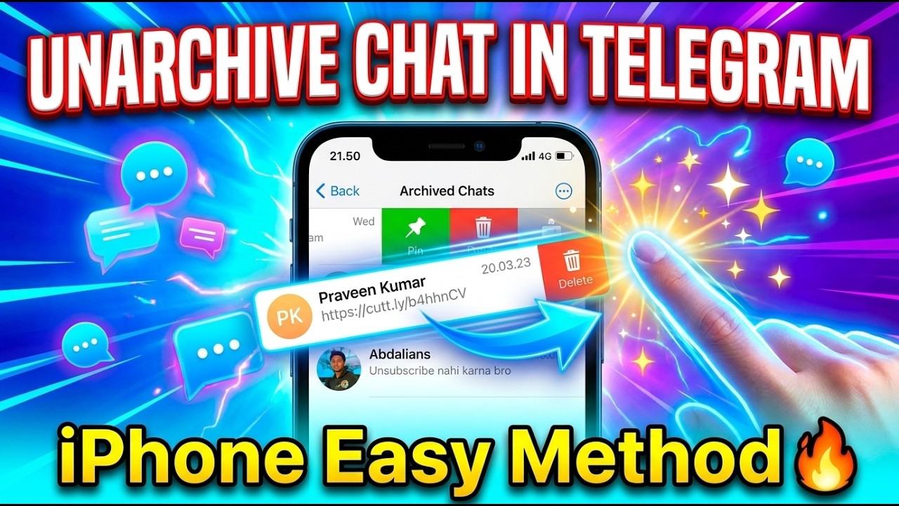 How To Unarchive Chat In Telegram How To Unarchive Chat In Telegram