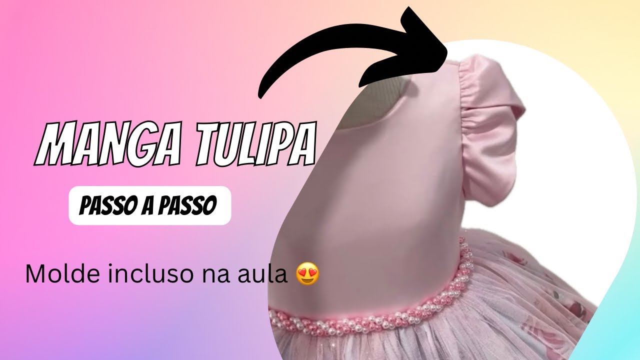 “Como Costurar Manga Tulipa | Passo a Passo. Manga tulipa infantil. Como fazer a manga tulipa .
