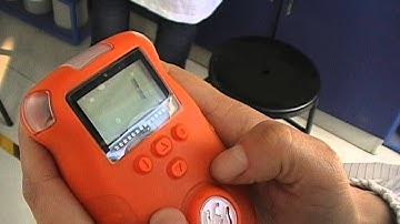 Portable Single Gas Detector BX176 Alarming Point Setting Video