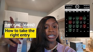 How to enter trades with supply & demand (4 easy steps)