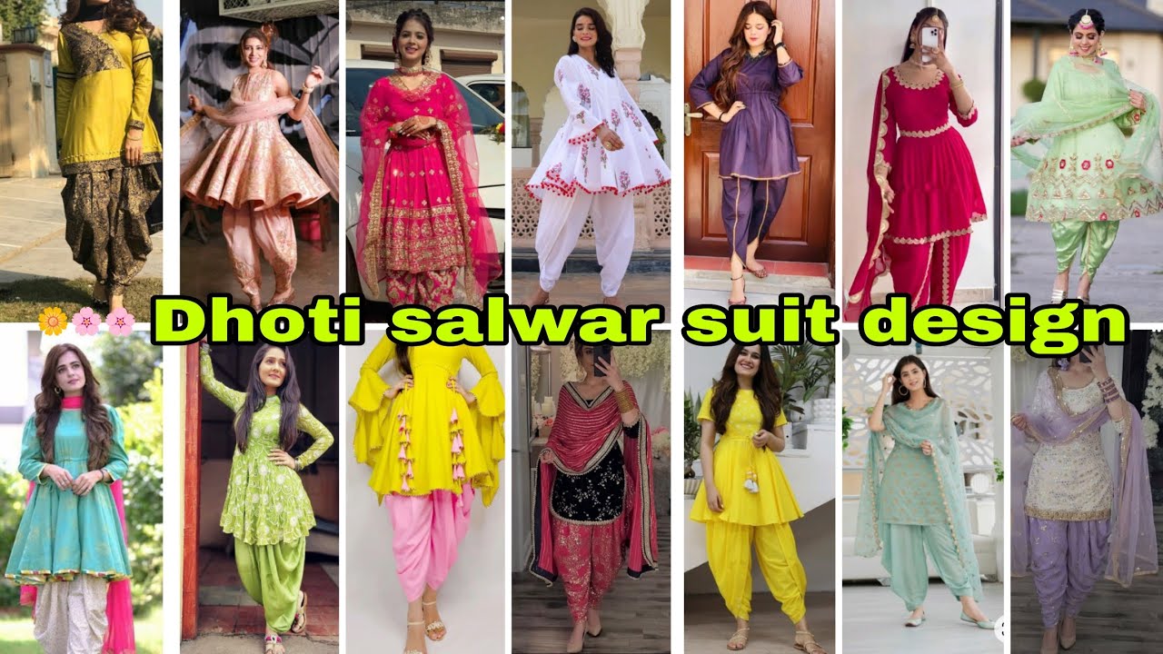 Trending Dhoti Salwar Suit Design Ideas For Girls 2023 - YouTube