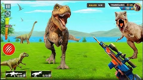 Real Dinosaur Hunter Gun Games 3D – Attack Dinosaur – Android #Gameplay