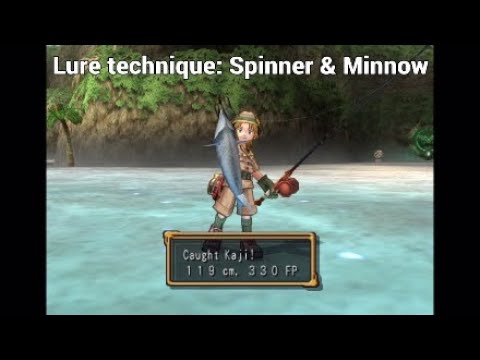 Lure Rod Technique: Spinner & Minnow Lures - Dark Cloud 2 