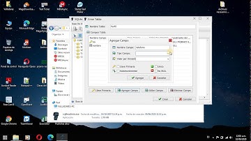 1  Creación de la base de datos en SQlite Administrator