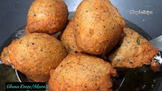 How To Make Roadside Ghanaian Koose/Akara