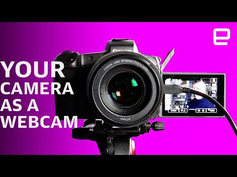 वीडियो: डिजिटल कैमरे को वेबकैम के रूप में कैसे कनेक्ट करें