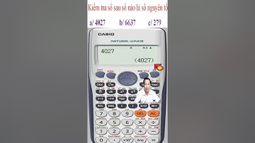 Kiểm tra số  số nguyên tố hay hợp số ? trong 10s  với Casio 570vnx#shorts