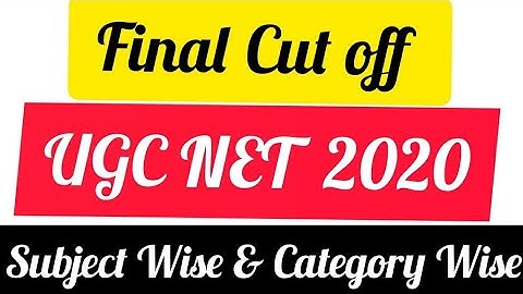 UGC NET CUT OFF 2020/Nta Ugc Net JUNE 2020/UGC Net Result 2020/UGC Net Answer Key 2020/Net Result